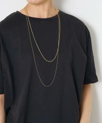 collex/【dignif】【金属アレルギー対応】ダブルチェーンロングネックレス/508282527