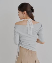 PAL OUTLET/【Chico】ドレープニット+レースペプラムキャミセット/508290474