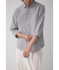 AZUL by moussy/シアサッカー7分袖シャツ/508298729