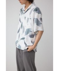 AZUL by moussy/ジョーゼットプリント開襟シャツ/508298733