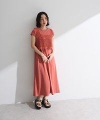 Green Parks/グリーン パークス Green Parks SET2点クロシェベスト＋ワンピース/508298787