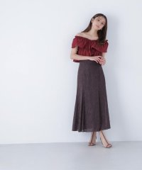 NATURAL BEAUTY BASIC/フラワー刺繍マーメイドスカート/508298825