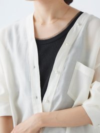 le.coeur blanc/ルクールブラン le.coeur blanc ラメリブタンクトップ/508299712