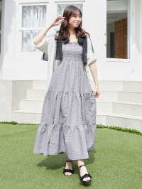 MAJESTIC LEGON/マジェスティックレゴン MAJESTIC LEGON 2way肩リボンキャミワンピ/508299883