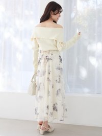 MAJESTIC LEGON/マジェスティックレゴン MAJESTIC LEGON フラワーオフショルドッキングワンピ/508299885
