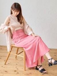 MAJESTIC LEGON/MAJESTIC LEGON ギャザーマーメイドスカート/508300077