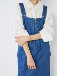 le.coeur blanc/ルクールブラン le.coeur blanc ヘンプデニムジャンスカ/508300136