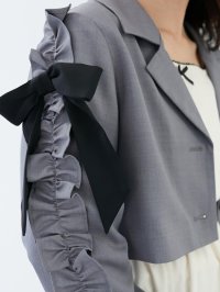 MAJESTIC LEGON/マジェスティックレゴン MAJESTIC LEGON ブローチセットホイップフリルジャケット/508300375