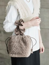 le.coeur blanc/ルクールブラン le.coeur blanc フリルワンハンドルボアトート/508300957