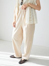le.coeur blanc/ルクールブラン le.coeur blanc コットン麻ドロストイージーパンツ/508301659