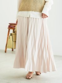 le.coeur blanc/ルクールブラン le.coeur blanc デシン変形プリーツスカート/508301814