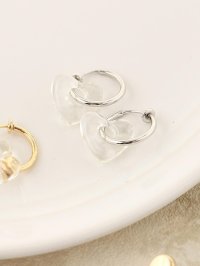 MAJESTIC LEGON/マジェスティックレゴン MAJESTIC LEGON ハート×クリアイヤリング/508302223
