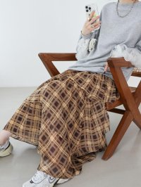 MAJESTIC LEGON/マジェスティックレゴン MAJESTIC LEGON エアリーイレヘムティアードスカート/508302904