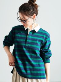 le.coeur blanc/ルクールブラン le.coeur blanc ラガーシャツ/508303508