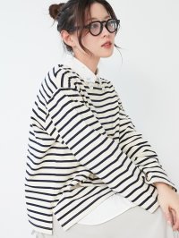 le.coeur blanc/ルクールブラン le.coeur blanc バスクボーダーロンT/508303631