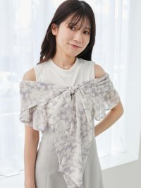 MAJESTIC LEGON/マジェスティックレゴン MAJESTIC LEGON ウエストきゅっとリボンワンピース/508303696