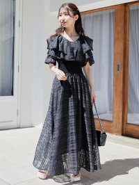 MAJESTIC LEGON/マジェスティックレゴン MAJESTIC LEGON ダブルカラーコルセットワンピース/508303808