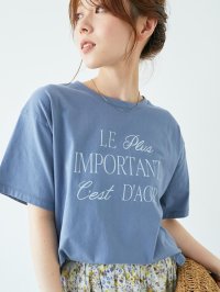 le.coeur blanc/ルクールブラン le.coeur blanc Le plusロゴTシャツ/508303839