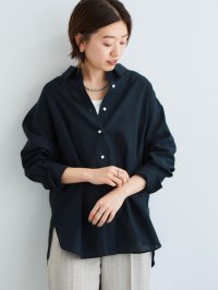le.coeur blanc/ルクールブラン le.coeur blanc コットン麻オーバーシャツ/508304301