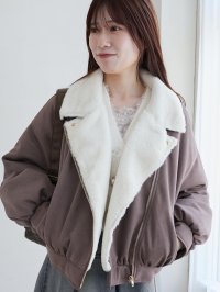 MAJESTIC LEGON/マジェスティックレゴン MAJESTIC LEGON ふわふわボリュームライダース/508304492