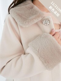 MAJESTIC LEGON/マジェスティックレゴン MAJESTIC LEGON 7wayファー×ビジューコート/508304493