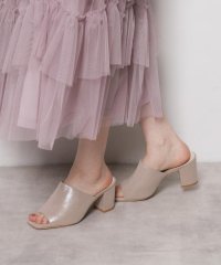 ESPERANZA/スクエアトゥブロックヒールミュール/508318044