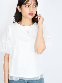 QUEENS COURT/クイーンズコート QUEENS COURT ドットチュールカットトップス≪手洗い可能≫/508318810