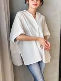 LAUTREAMONT/ロートレアモン LAUTREAMONT 【WEB限定】ワンダーウェーブクロスシャツブラウス ≪手洗い可能≫/508318823