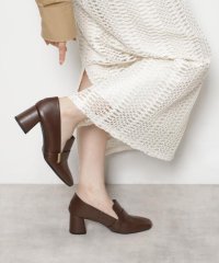ESPERANZA/スクエアブロックヒールベルトローファー レイン対応/508319164