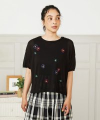 Jocomomola/Brisa フラワー刺繍シアーニット/508319185