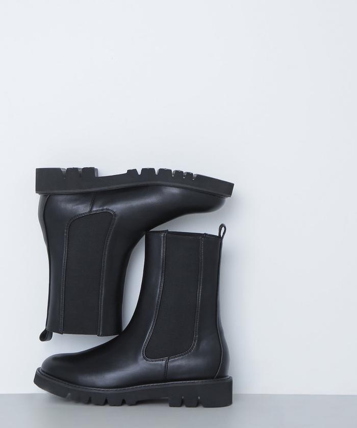 NATURAL BEAUTY BASIC ブラック ロングブーツ　Mサイズ NATURAL BEAUTY BASIC Boots Black L(Approx. 26.5cm