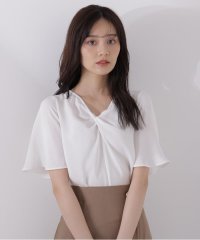 PROPORTION BODY DRESSING/ツイスト半袖ブラウス/508319258