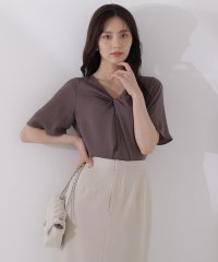 PROPORTION BODY DRESSING/ツイスト半袖ブラウス/508319258