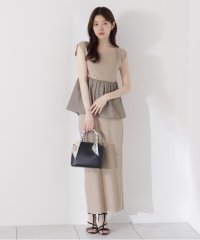 PROPORTION BODY DRESSING/〈接触冷感〉ペプラムニットセットアップ/508319262