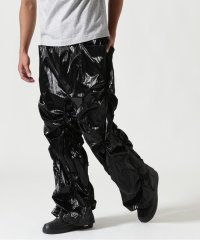RoyalFlash/A.F ARTEFACT/エーエフ・アーティファクト/LEATER TEX GATHER WIDE PANT/508319320