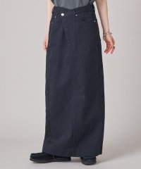 SHIPS WOMEN/《予約》SHIPS NINE CASE:〈洗濯機可能〉フロント スラント スカート/508319377