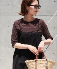 SLOBE IENA/《追加予約》シアー天竺5分袖Tシャツ/508319382
