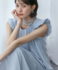 Ampirula/アンピルーラ Ampirula 【2025SS】フリルスリーブ ロング ワンピース/508319391