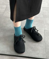 LOWO/ロワ LOWO メッシュ フラット ラウンドトゥ ローヒール サボサンダル パンプス/508319397