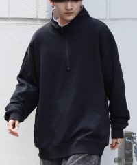 Confirm/コンファーム Confirm ビッグシルエット ベーシック ハーフジッププルオーバースウェット/508319427