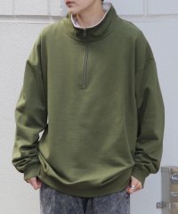 Confirm/コンファーム Confirm ビッグシルエット ベーシック ハーフジッププルオーバースウェット/508319427