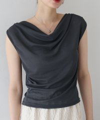 BLUEEAST/ブルーイースト BLUEEAST ドレープネックフレンチシアーTシャツ/508319428