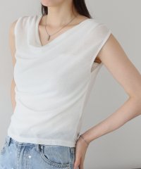 BLUEEAST/ブルーイースト BLUEEAST ドレープネックフレンチシアーTシャツ/508319428