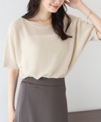 BLUEEAST/ブルーイースト BLUEEAST 5分袖メッシュドルマンニット/508319430