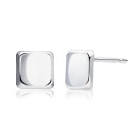 Sears/シアーズ Sears ピアス レディース K10 スタッドピアス 地金 スクエア/508319485