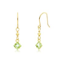 Sears/シアーズ Sears ピアス レディース K10 フックピアス 天然石 スクエア ゴールド/508319489