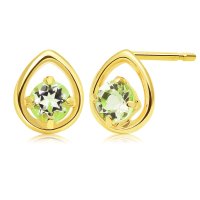 Sears/シアーズ Sears ピアス レディース K10 スタッドピアス 天然石 ゴールド/508319490