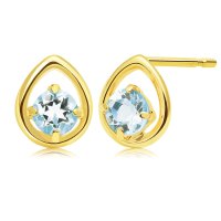 Sears/シアーズ Sears ピアス レディース K10 スタッドピアス 天然石 ゴールド/508319490