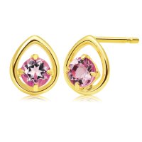 Sears/シアーズ Sears ピアス レディース K10 スタッドピアス 天然石 ゴールド/508319490