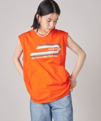 SHIPS WOMEN/《予約》SHIPS NINE CASE:ロゴ ノースリーブ TEE/508319586